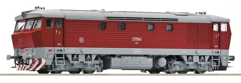 Roco Dieselová lokomotiva T 478 1184 Bardotka ČSD - 7300028