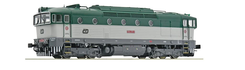 Roco Dieselová lokomotiva 750 275-0 ČD Brejlovec - 7300034