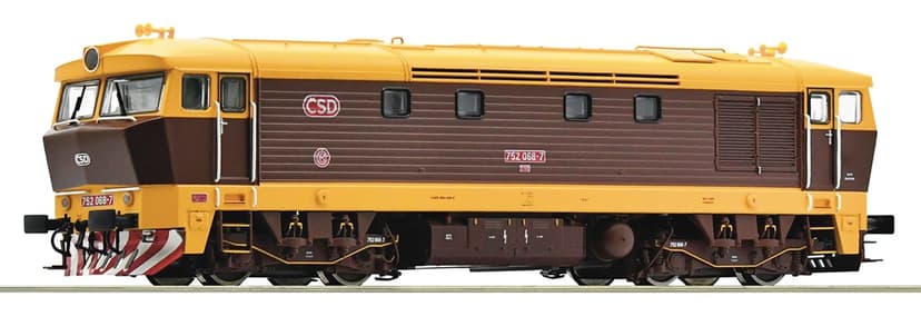 Roco Dieselová lokomotiva 752 068-7, ČSD/ČD Bardotka, digitální - 7310026