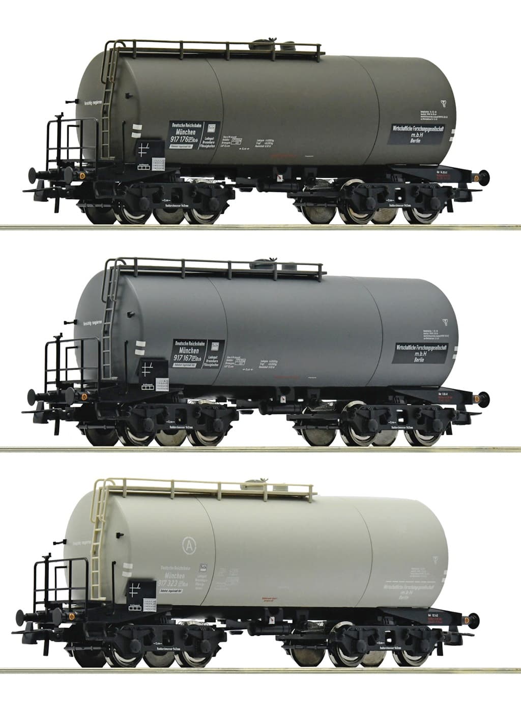 Roco Sada 3 ks cisternových vagónů, DRG - 76015
