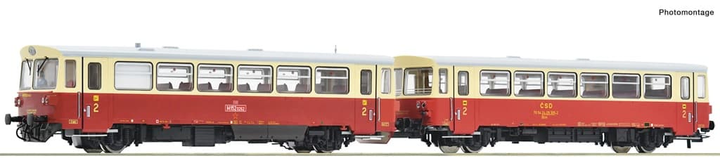 Roco Dieselový motorový vůz řady M 152 0262 s přívěsem ČSD - 7700010
