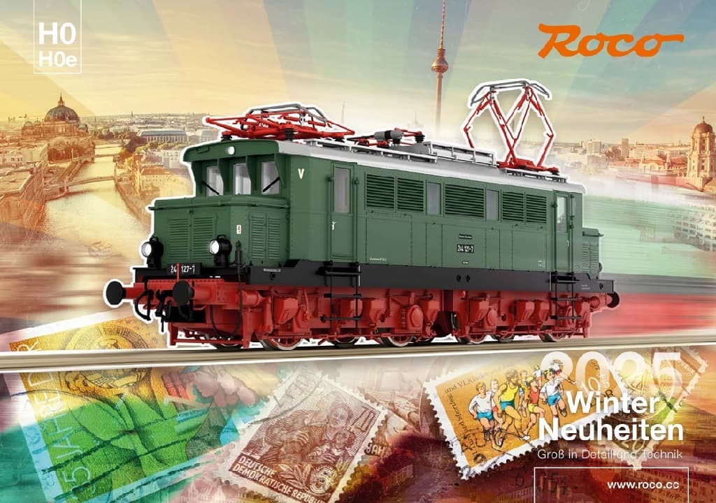 Roco Katalog novinek zima 2025 v německém jazyce