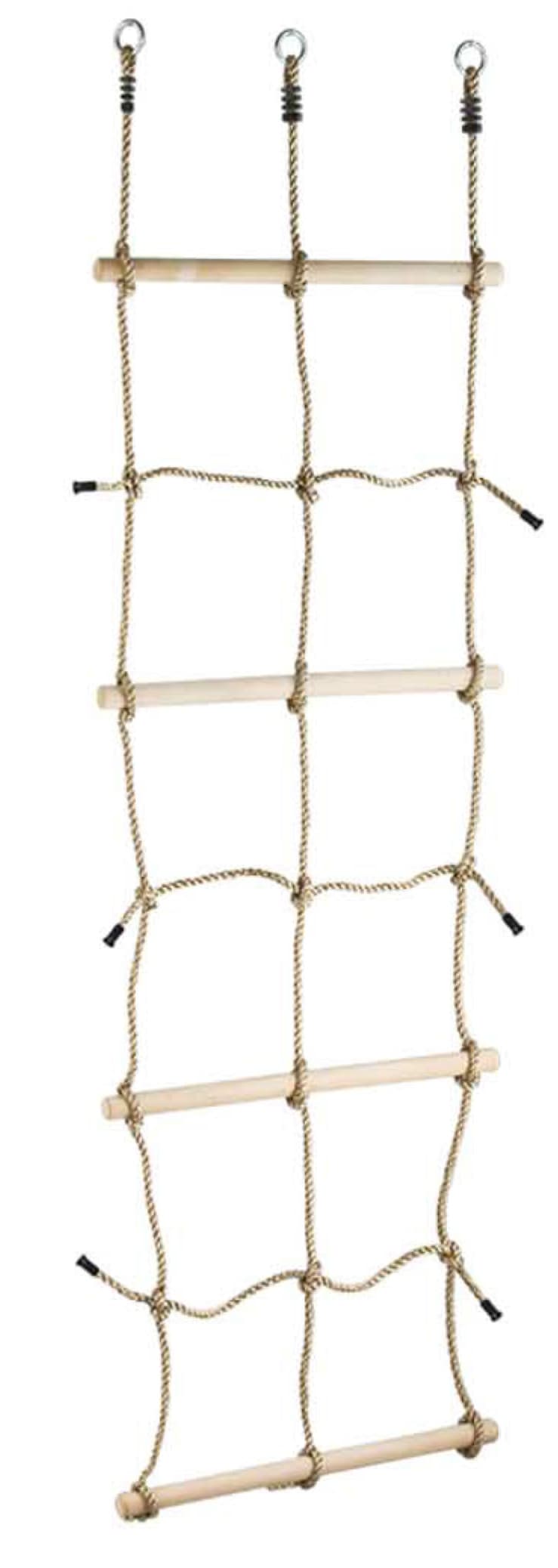 2Kids Toys Šplhací síť s dřevěnými příčkami