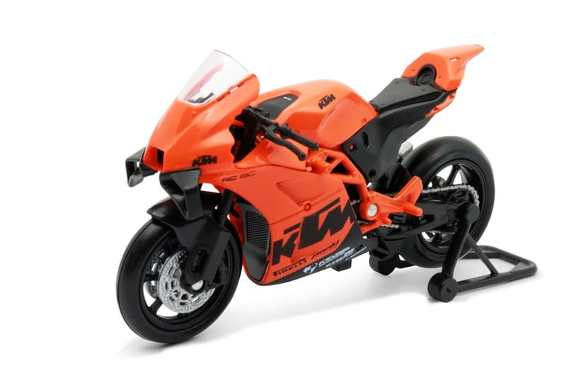 Welly Motocykl KTM RC 8C 1:18 oranžový
