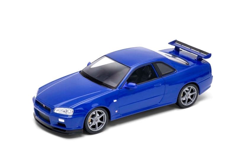 Welly Nissan Skyline GT-R -  modré 1:24