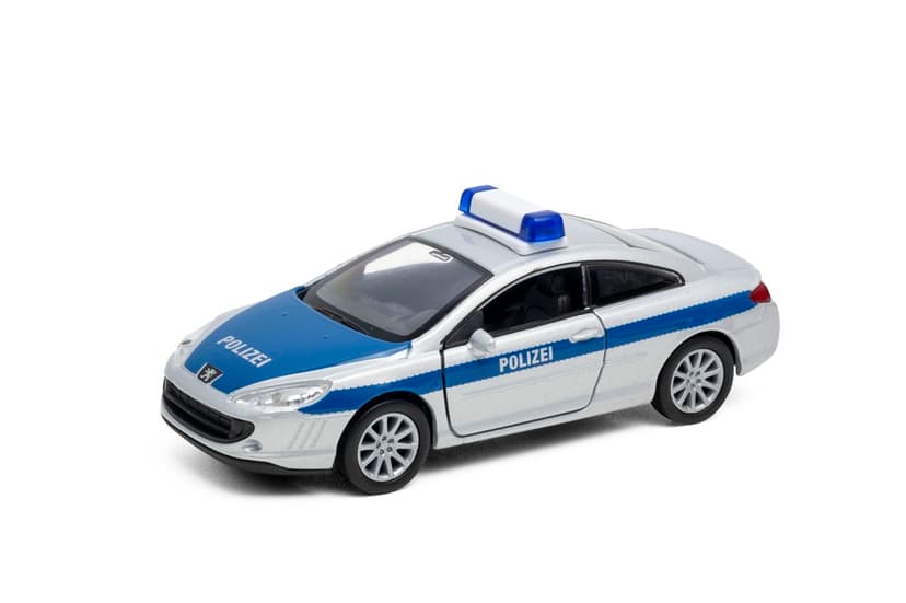 Welly Peugeot Coupé 407 Polizei 1:34