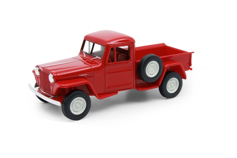 Welly 1947 Jeep Willys pickup 1:34  červený
