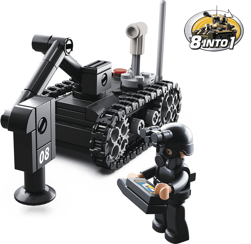 Sluban Army 8into1 M38-B0587D Detektor min