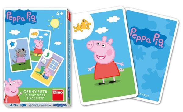 Dino Hrací karty Peppa Pig Černý Petr