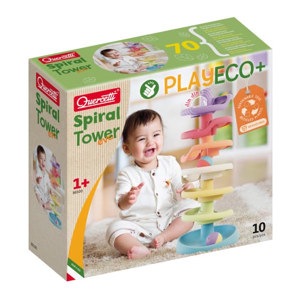 Quercetti Kuličková dráha Spiral Tower Play Eco+
