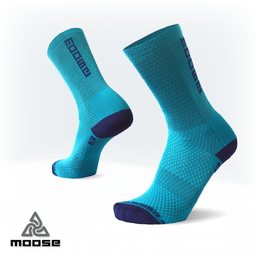 RACE AIR sportovní ponožky Moose petrolejová XL