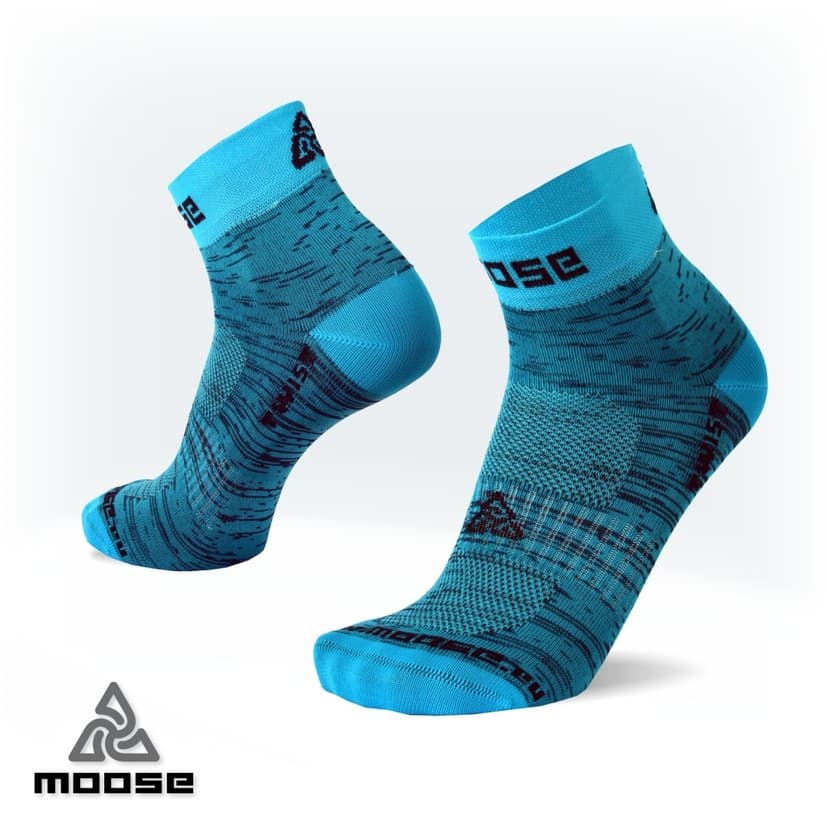 TWIST barevné funkční ponožky Moose tyrkysová XS