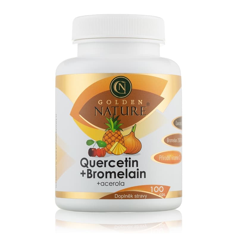 Golden Nature Quercetin (Kvercetin) komplex 100 cps. - Golden Nature