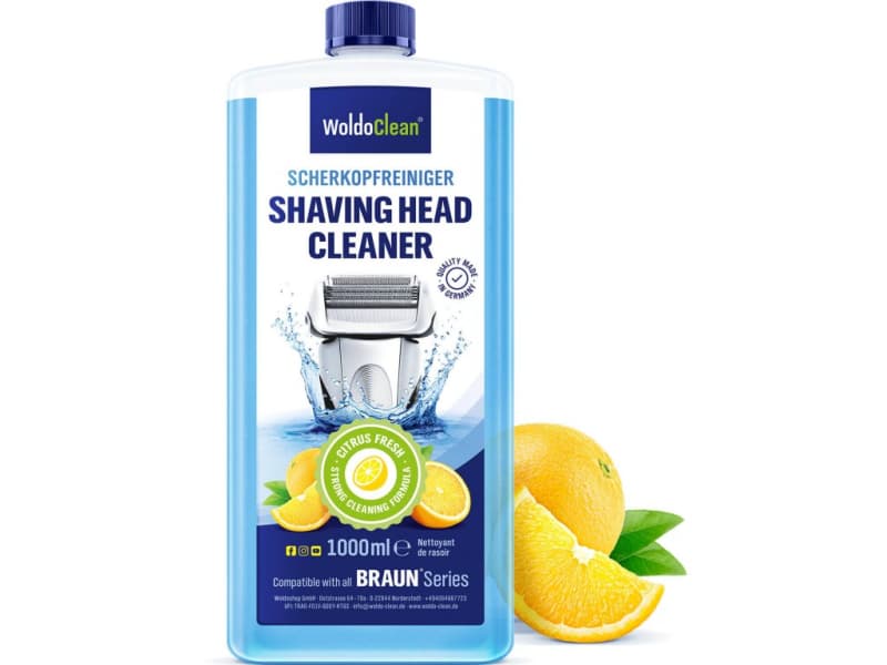WoldoClean Čistící kapalina do kazet Braun 1000ml - WoldoClean