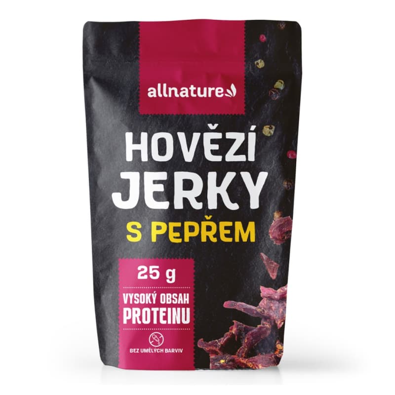 Allnature BEEF Pepper Jerky 25 g - Allnature