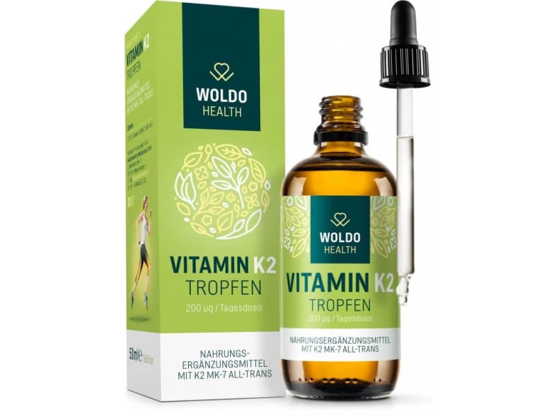 Woldohealth Vitamín K2 Vegan MK-7 200 µg 50 ml - Woldohealth