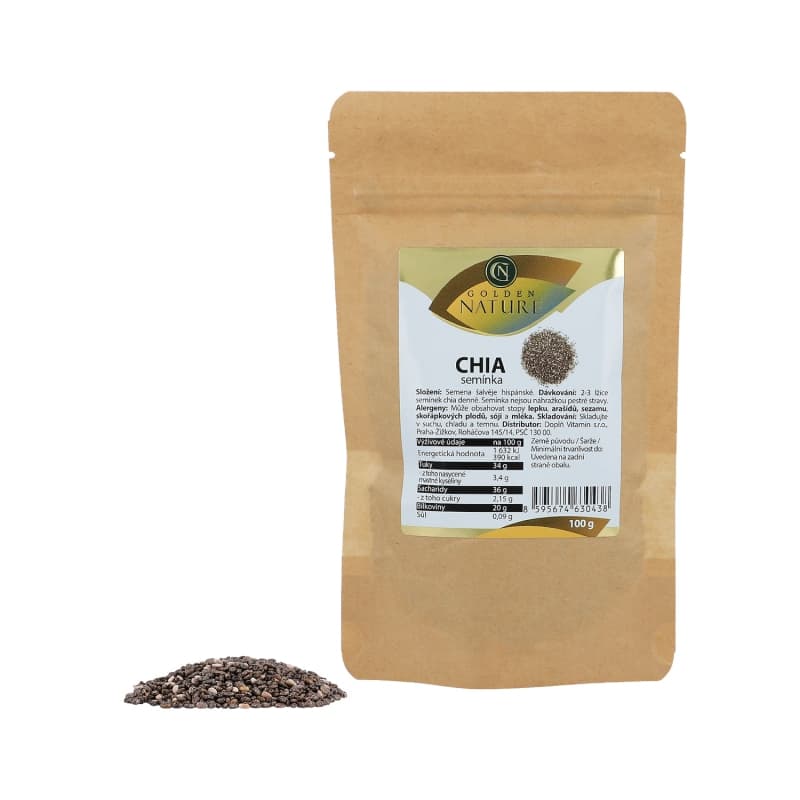 Golden Nature Chia semínka 100g - Golden Nature