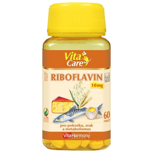 Riboflavin (Vitamin B2) 10 mg - 60 tbl. - Vitaharmony