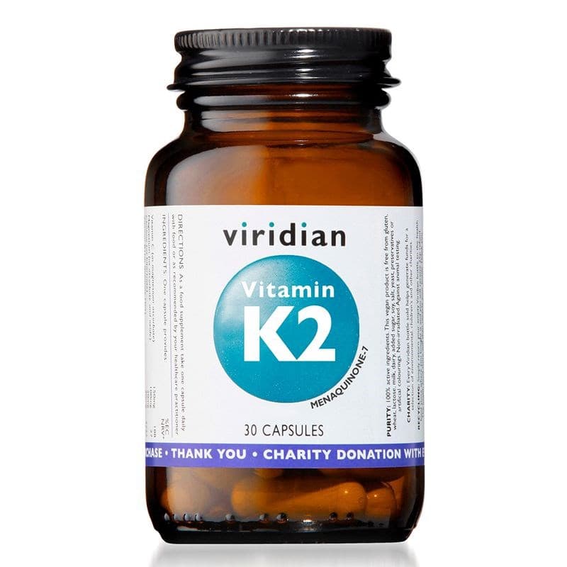 Viridian Vitamin K2 30 kapslí - Viridian