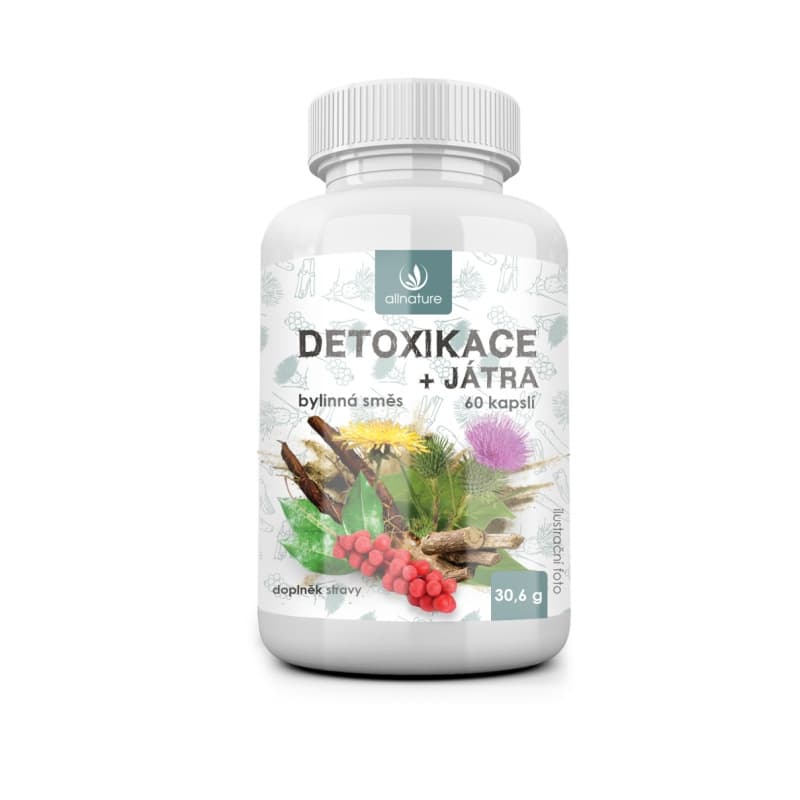 Allnature Detoxikace bylinný extrakt 60 cps. - Allnature