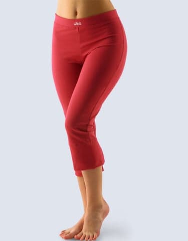 Dámské legíny 7/8 délka GINA 95004P třešňová XL