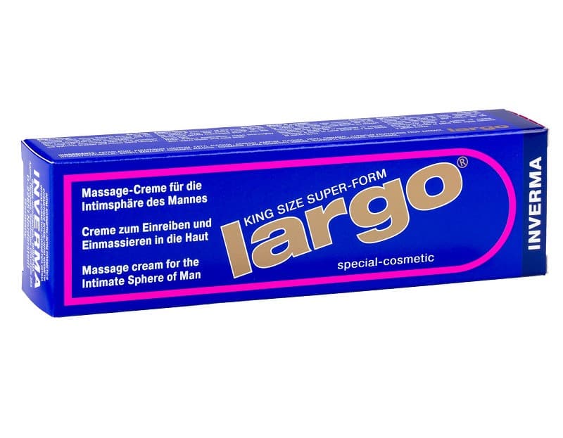 INVERMA - LARGO CREME 40ML - Krém pro péči o penis a zlepšení erekce