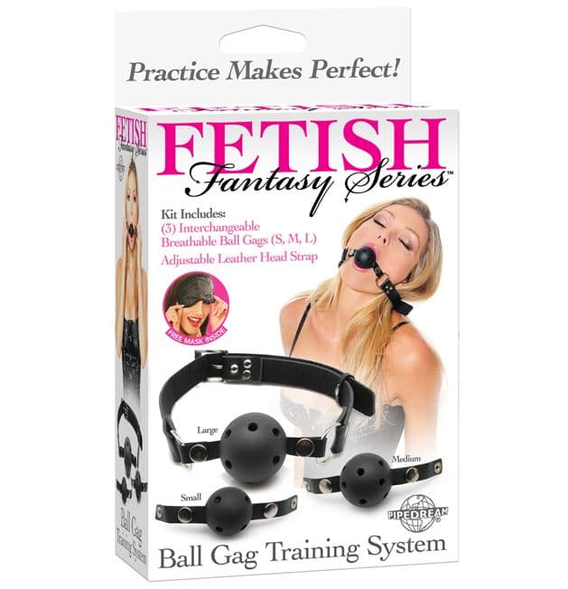 Pipedream - Sada Roubíků - Ball Gag Training System